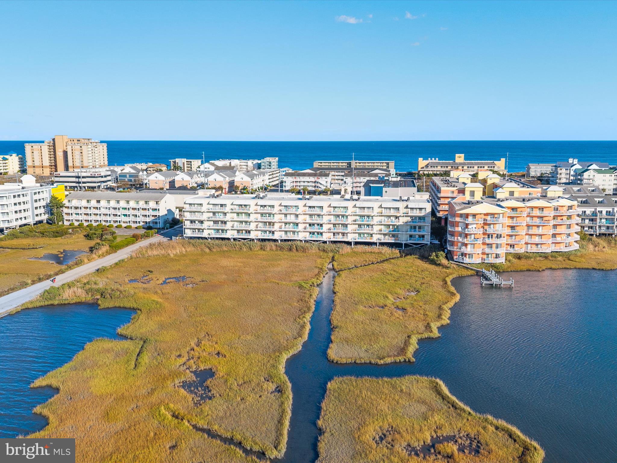105 56th Street, Unit 205 P1 Ocean City, MD 21842 - Photo 34 of 40 a view of a swimming pool and an ocean view