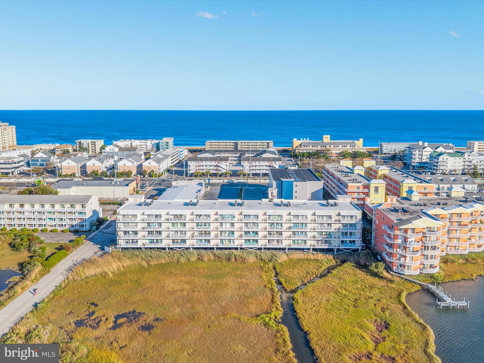 105 56th Street, Unit 205 P1 Ocean City, MD 21842 - Photo 35 of 40 a view of a swimming pool and an ocean view
