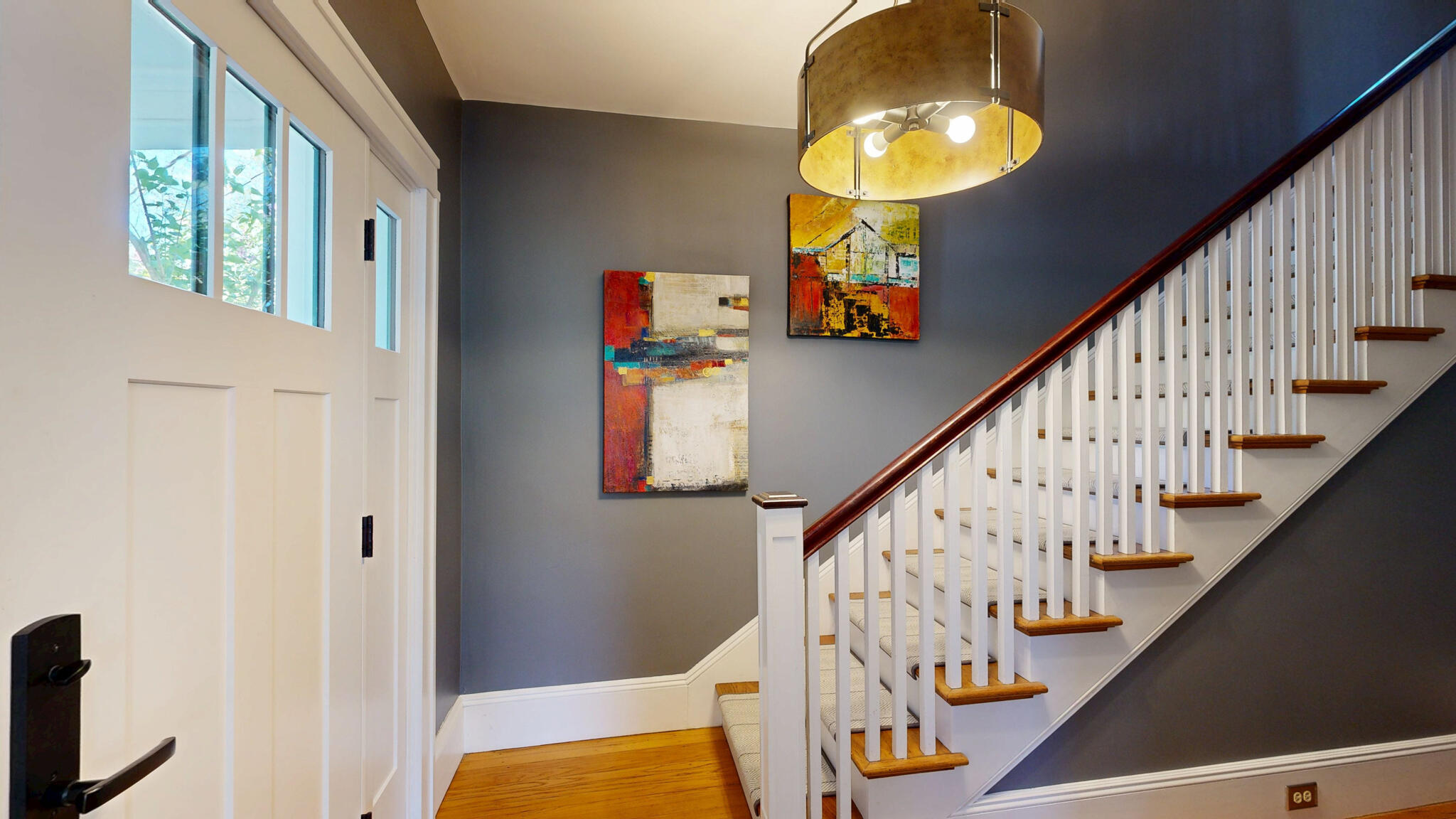 75 Court Street Belfast, ME 04915 - Photo 44 of 94 Front Entry & Stairs To 2nd Floor