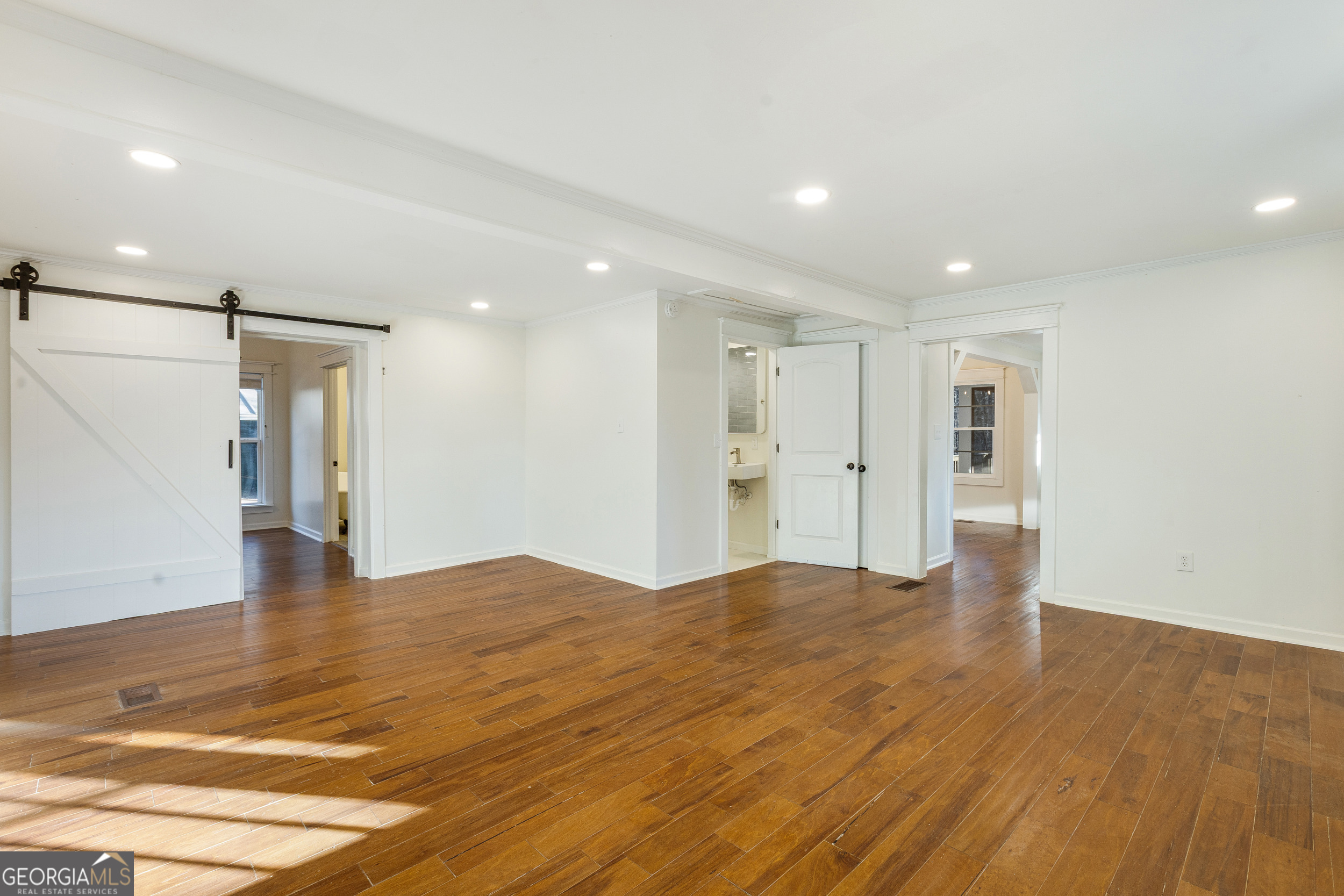 103 Campground School Road Dallas, GA 30157 - Photo 15 of 25 a view of empty room with wooden floor
