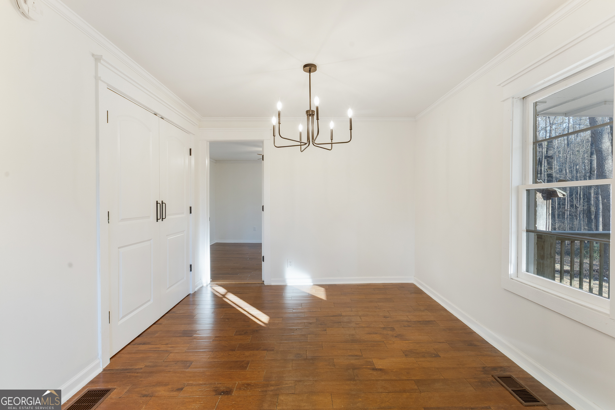 103 Campground School Road Dallas, GA 30157 - Photo 19 of 25 a view of empty room with wooden floor and window