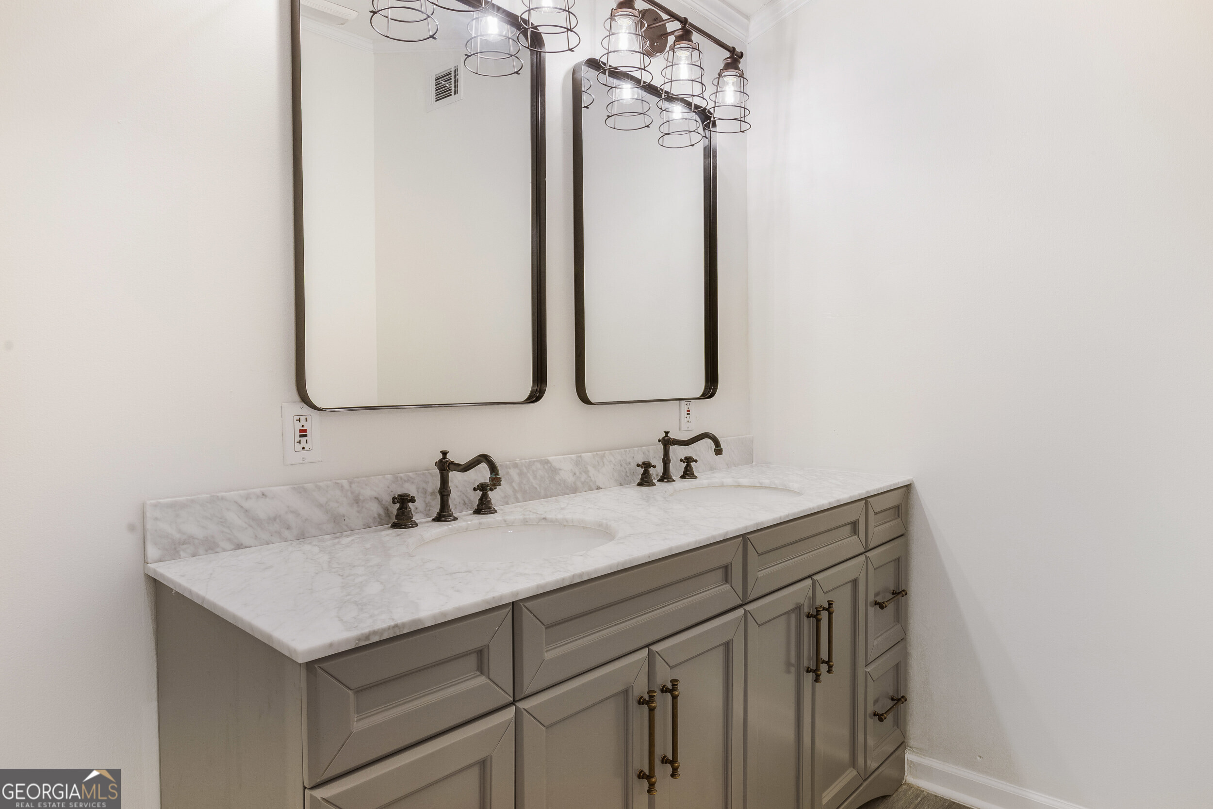 103 Campground School Road Dallas, GA 30157 - Photo 10 of 25 a bathroom with a sink and a mirror