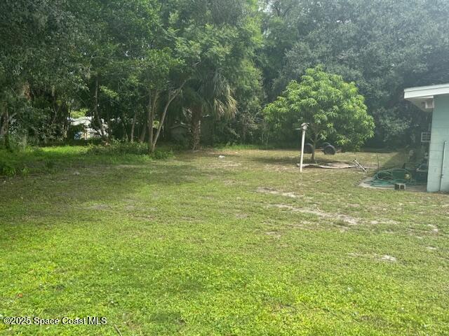 2840 West Jay Jay Road Titusville, FL 32796 - Photo 7 of 8 a backyard of a house with lots of green space
