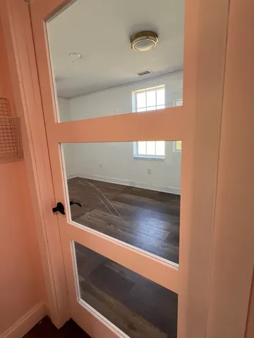 a view of an empty room