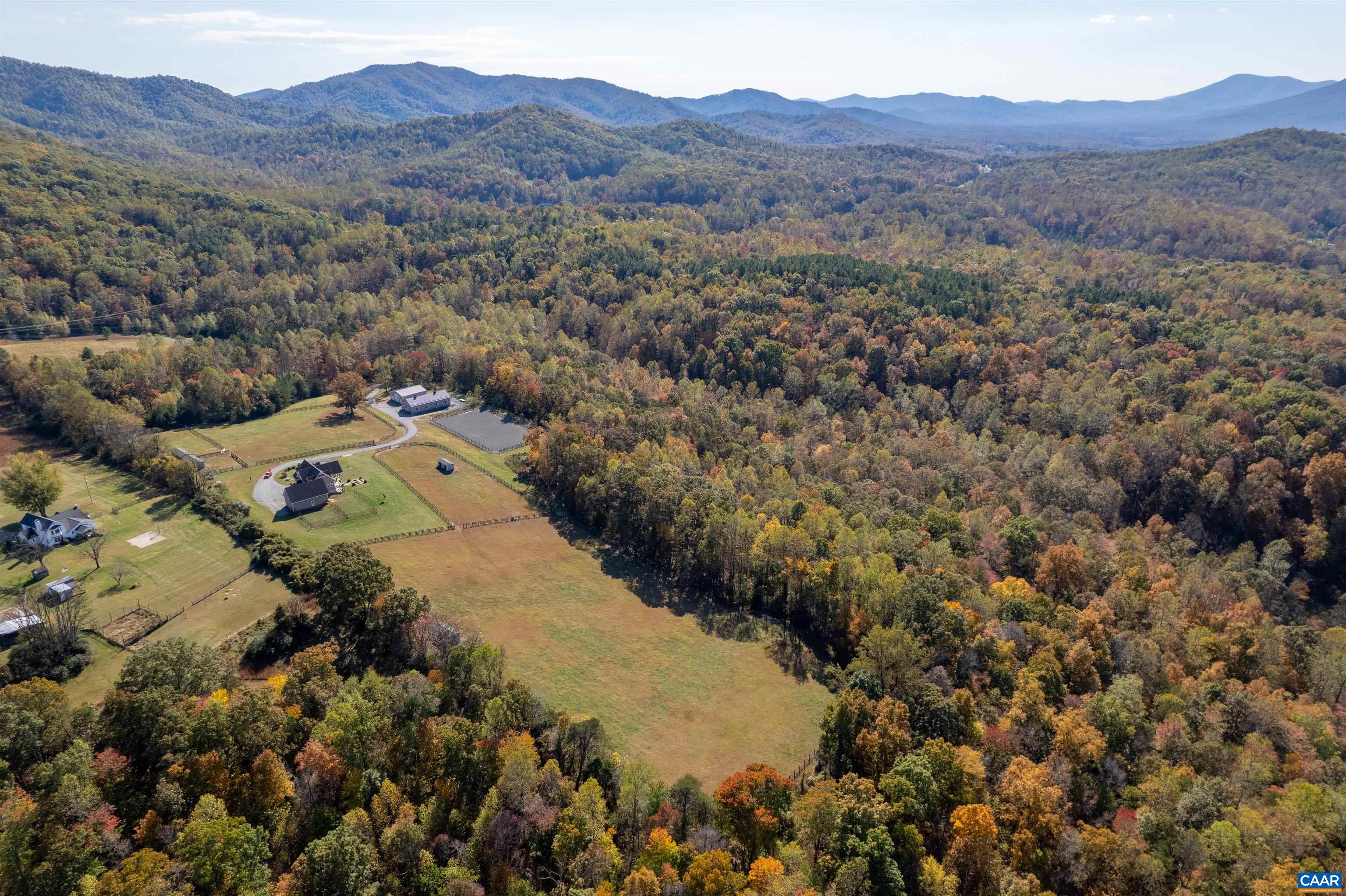 2236 Craigs Store Road Afton, VA 22920 - Photo 56 of 75 a view of a house with a mountain and a forest