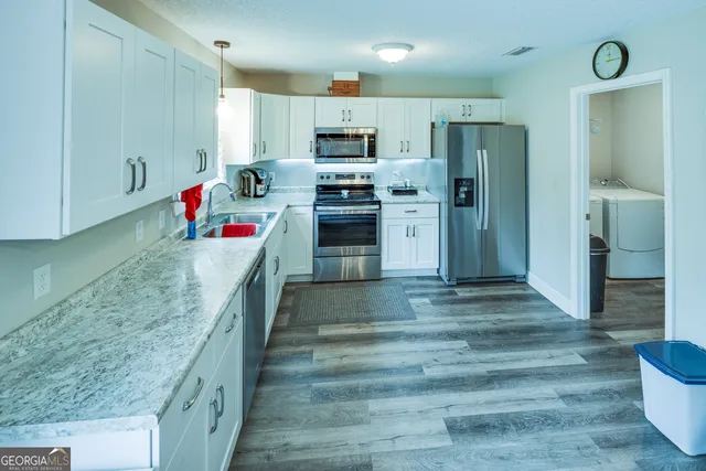 a view of front door of house