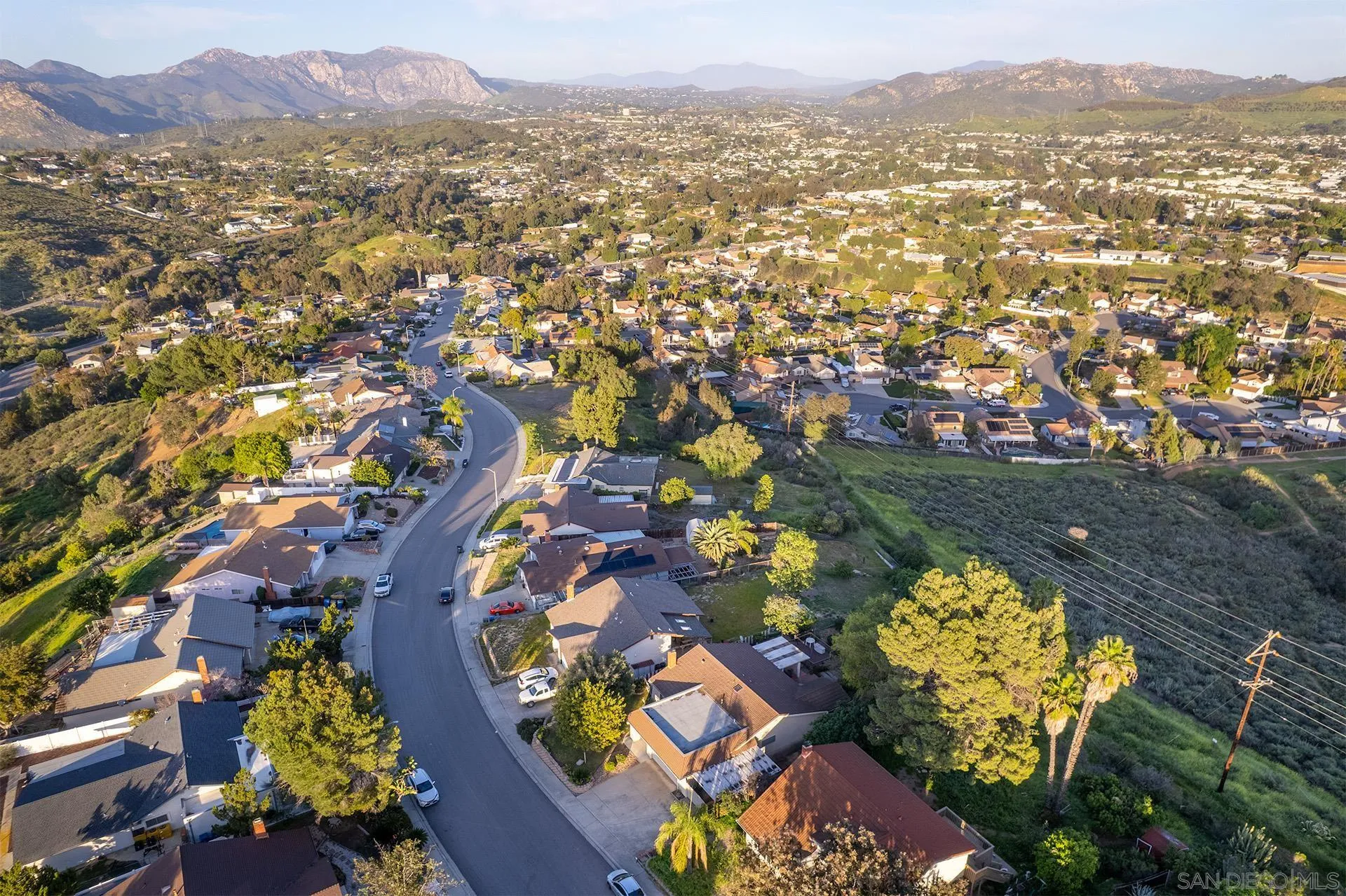 12455 Ridgeton Drive Lakeside, CA 92040 - Photo 28 of 31 an aerial view of residential house with outdoor space