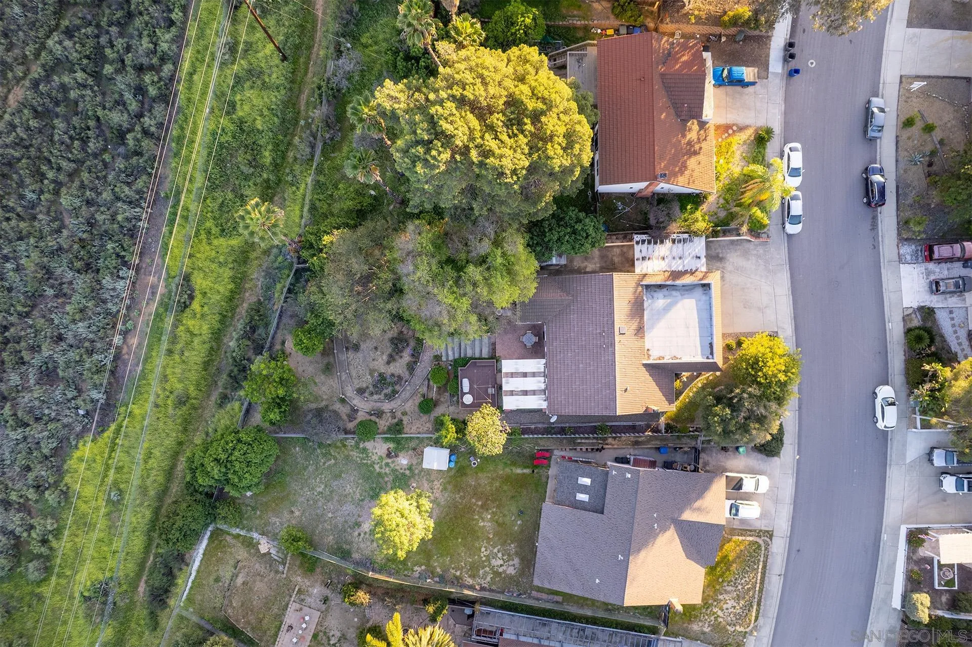12455 Ridgeton Drive Lakeside, CA 92040 - Photo 30 of 31 aerial view of a house with yard swimming pool and outdoor seating