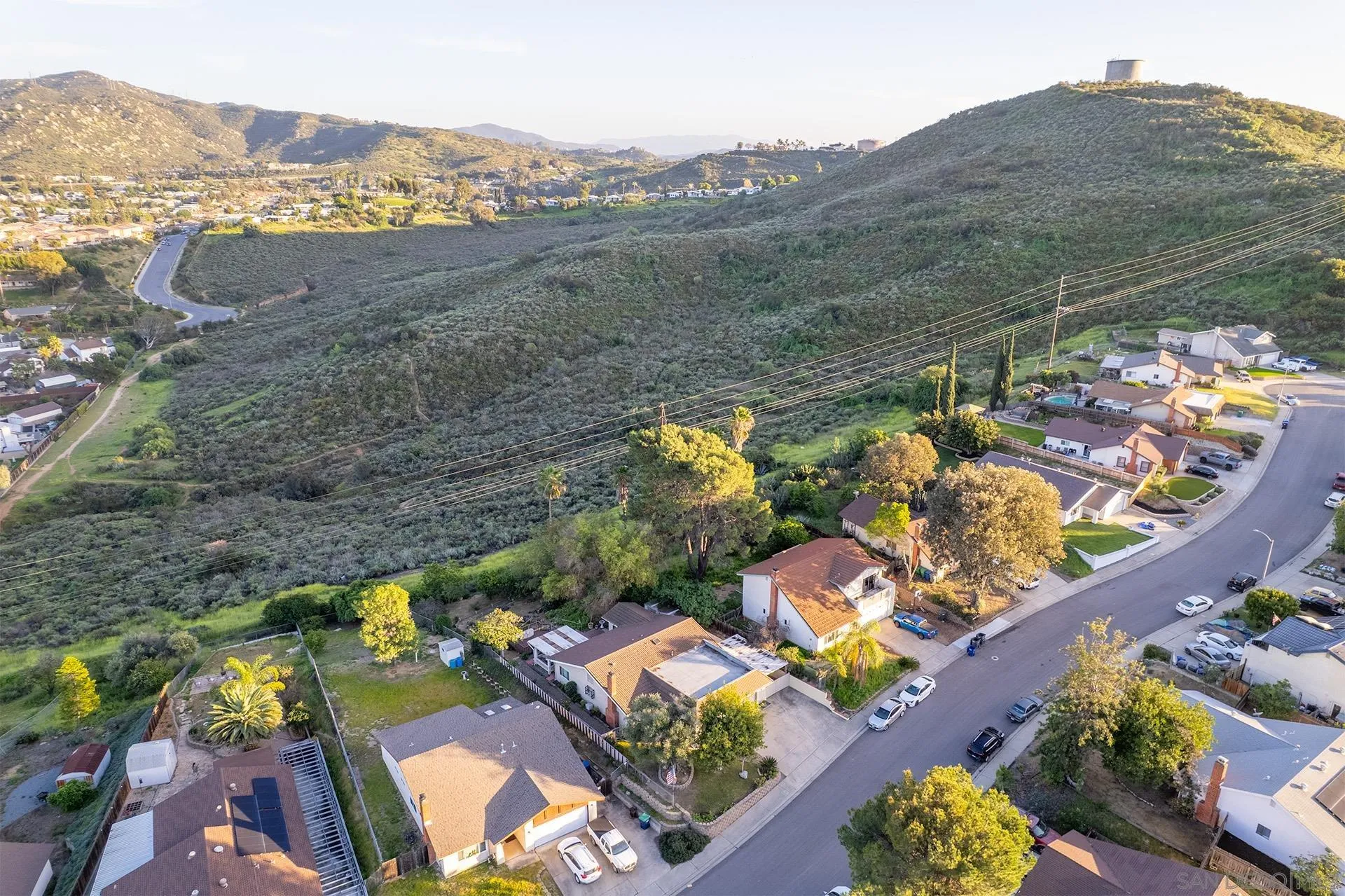 12455 Ridgeton Drive Lakeside, CA 92040 - Photo 31 of 31 an aerial view of a house with a mountain