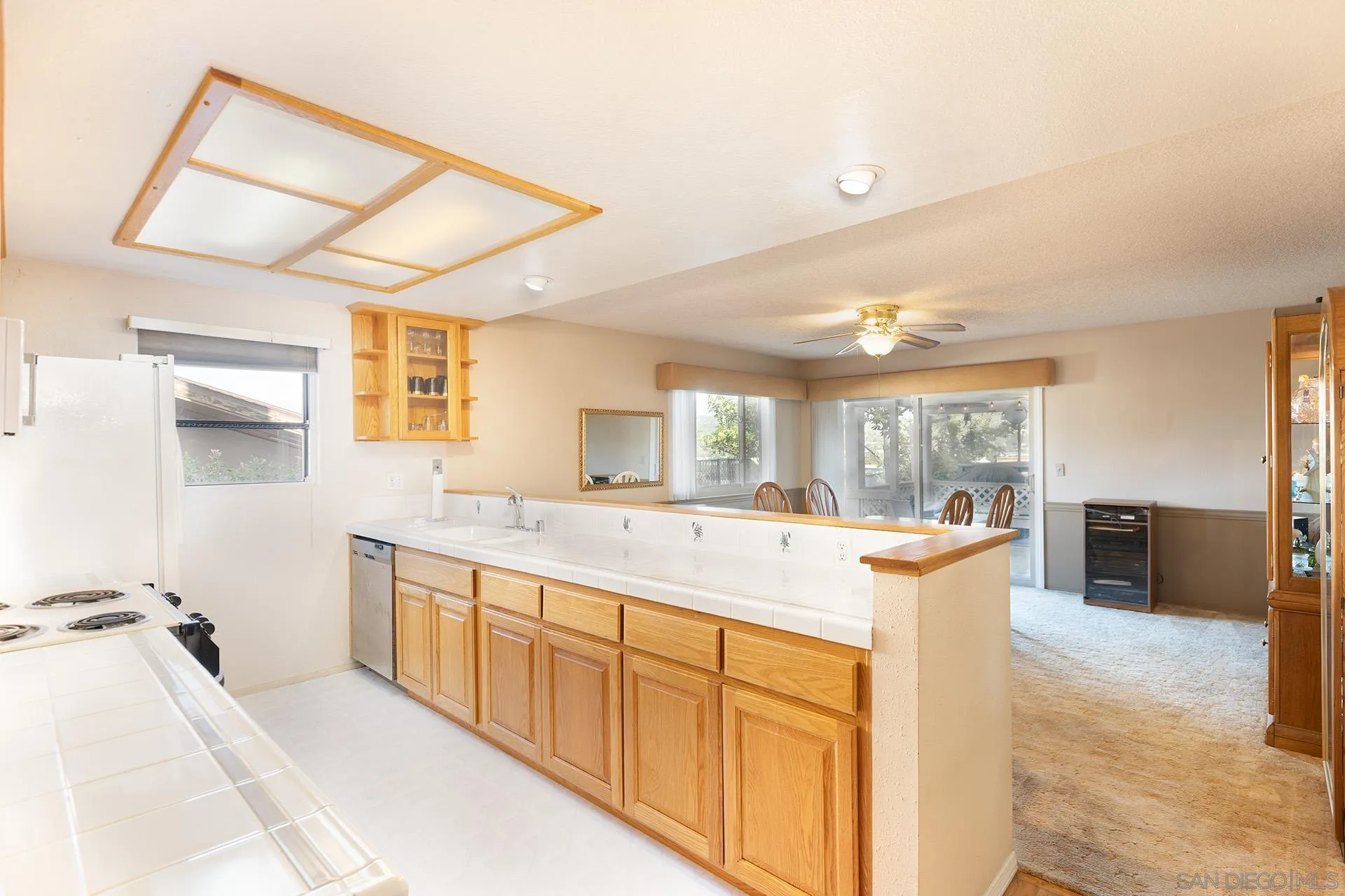 12455 Ridgeton Drive Lakeside, CA 92040 - Photo 5 of 31 a large bathroom with a granite countertop sink mirror and
