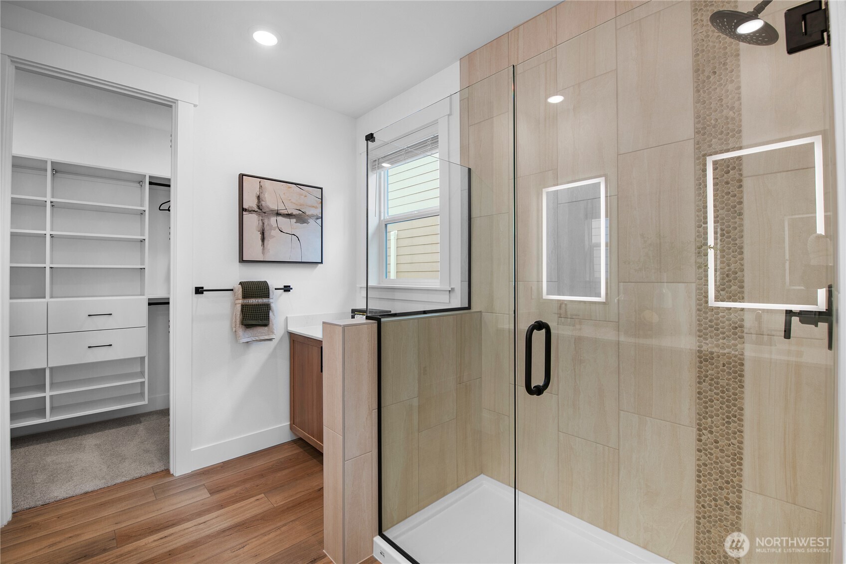 602 Gooseberry Place Sequim, WA 98382 - Photo 13 of 21 a bathroom with a shower