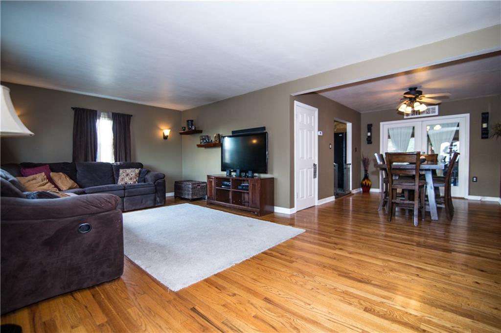 1032 Silver Lane McKees Rocks, PA 15136 - Photo 4 of 21 The living room opens into the dining room.