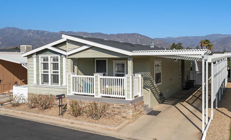 128 Don Felipe Ojai, CA 93023 - Photo 2 of 35 a front view of a house with a yard