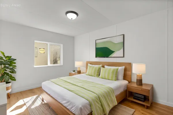 a view of a yard with a house