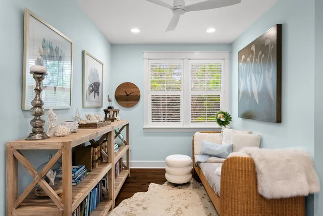 a view of a house with a door and a window
