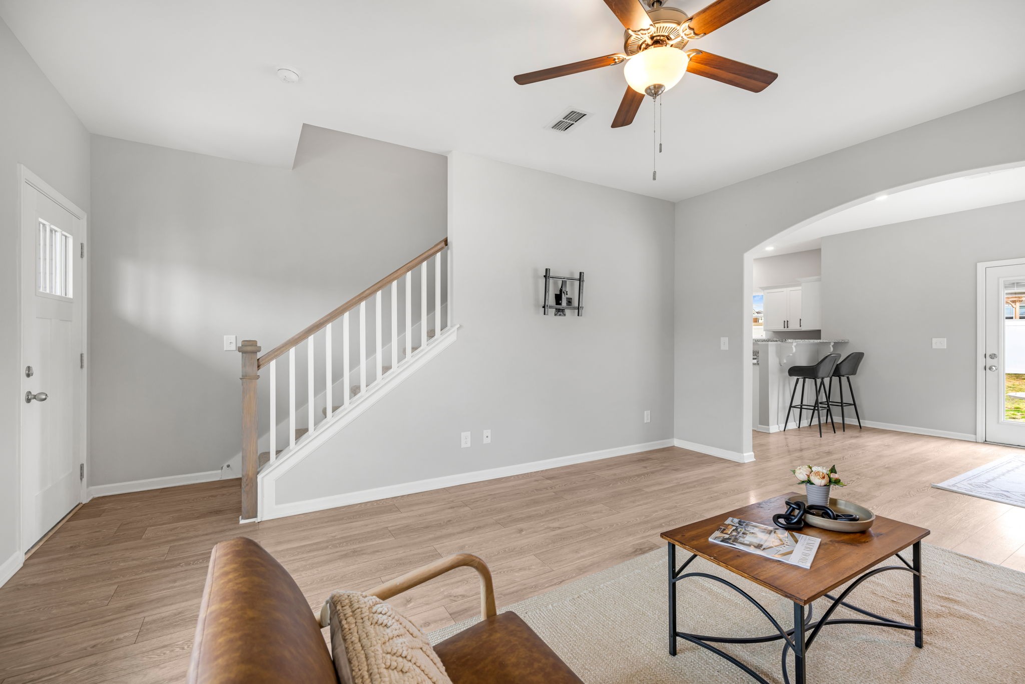 312 Turney Lane Spring Hill, TN 37174 - Photo 12 of 52 a view of livingroom with furniture and wooden floor