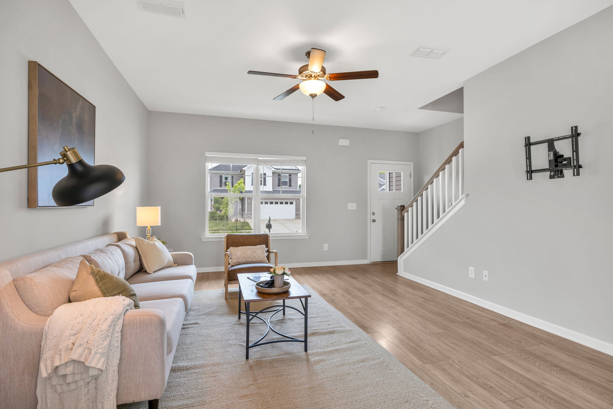312 Turney Lane Spring Hill, TN 37174 - Photo 16 of 52 a living room with furniture and a wooden floor