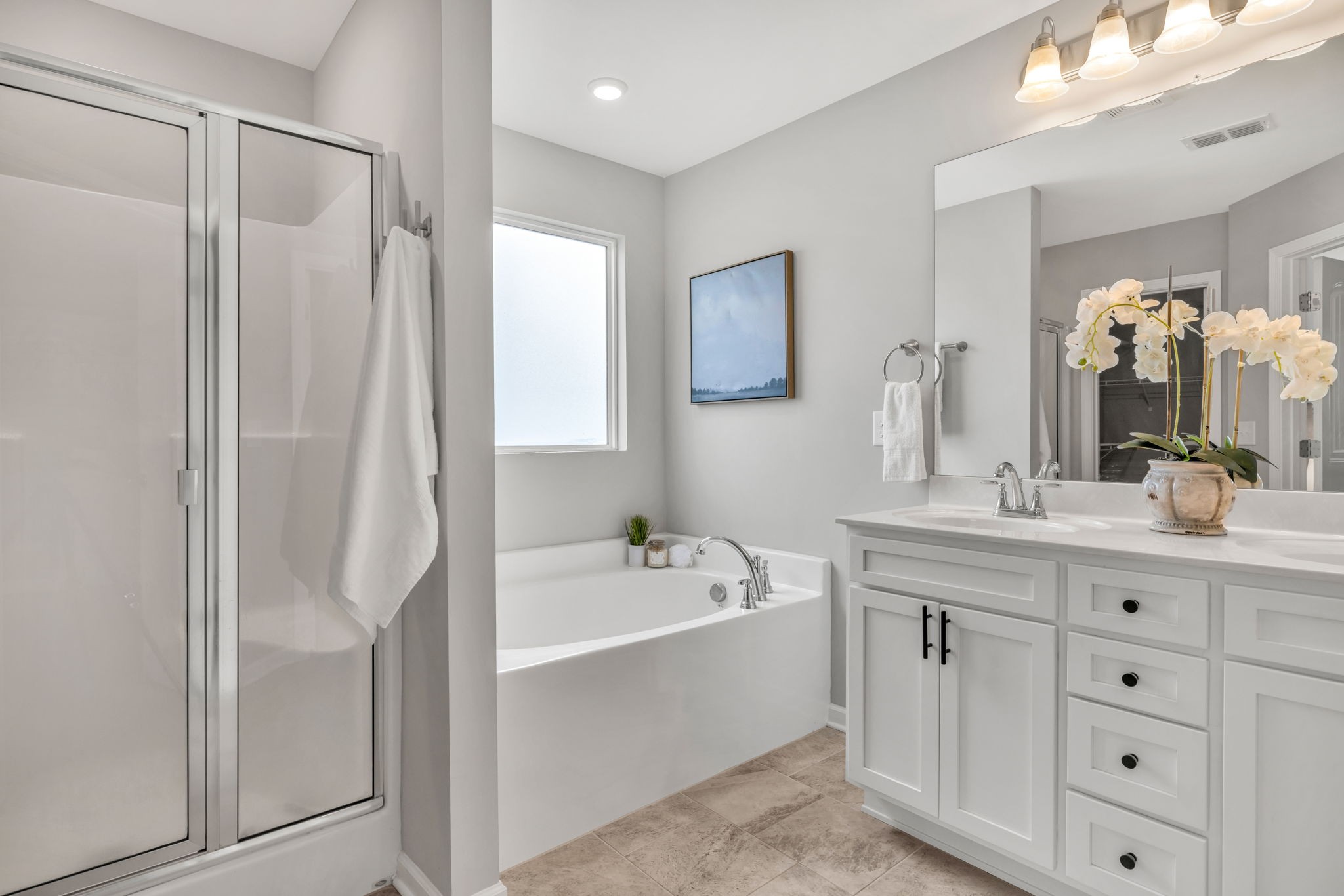312 Turney Lane Spring Hill, TN 37174 - Photo 35 of 52 a bathroom with a tub sink and mirror