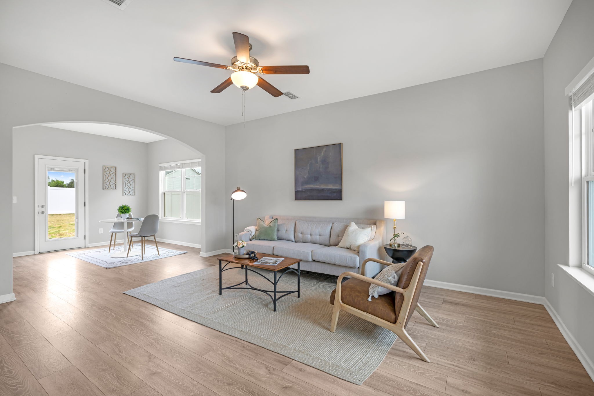 312 Turney Lane Spring Hill, TN 37174 - Photo 9 of 52 a living room with furniture and a wooden floor
