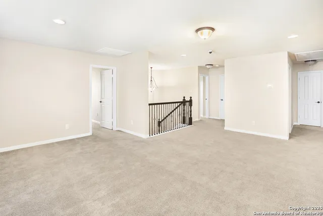 a view of an empty room