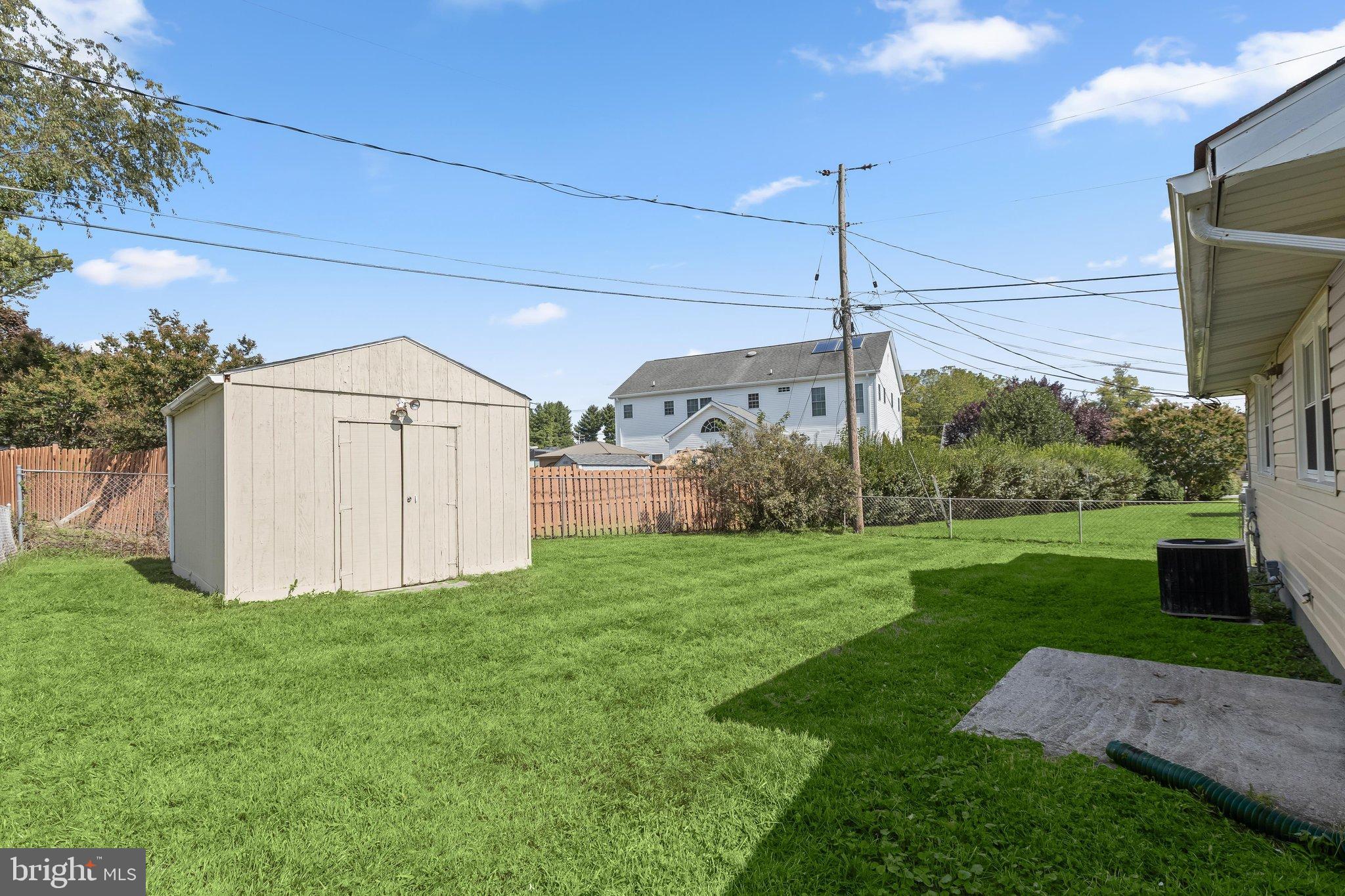 6802 Richardson Road Baltimore, MD 21207 - Photo 41 of 48 Fenced Backyard - Secure Storage