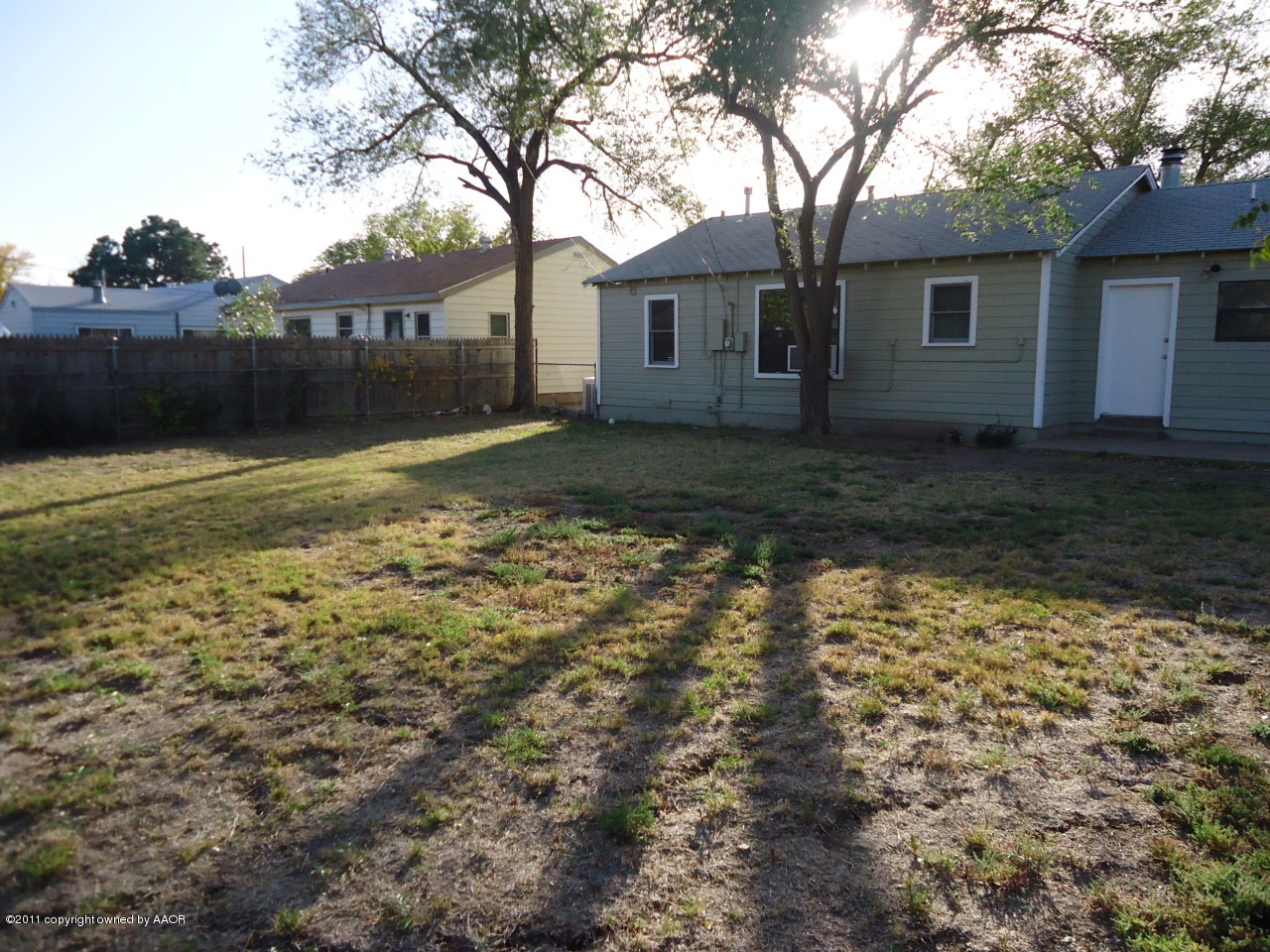 4011 South Lipscomb Street Amarillo, TX 79110 - Photo 18 of 18 Back Yard