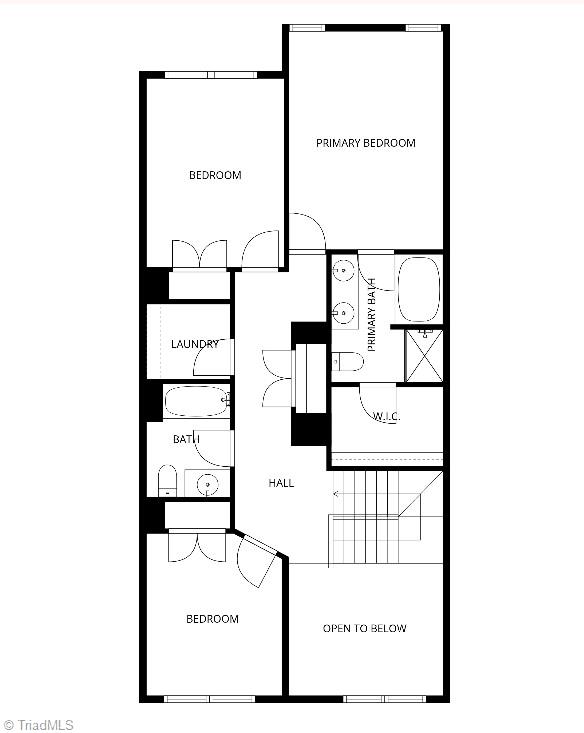 3518 Pebblestone Lane High Point, NC 27265 - Photo 32 of 50 Second Floor layout