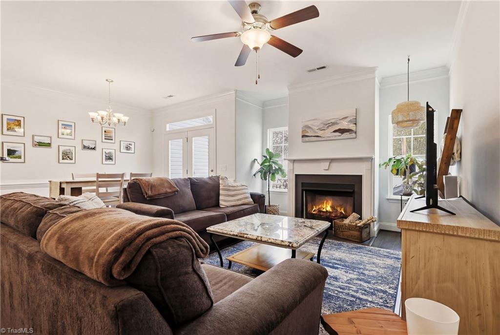 3518 Pebblestone Lane High Point, NC 27265 - Photo 8 of 50 Gas logs fireplace