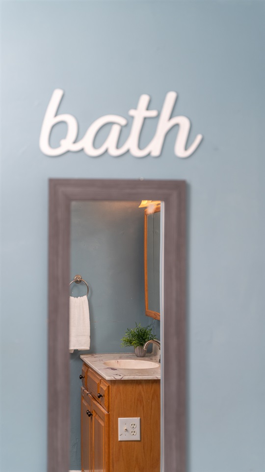 1348 New Hope Road Staunton, VA 24401 - Photo 39 of 47 a bathroom with a sink and a mirror