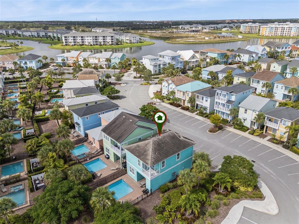 8082 Knee Deep Road Kissimmee, FL 34747 - Photo 29 of 30 an aerial view of residential building with outdoor space and ocean view