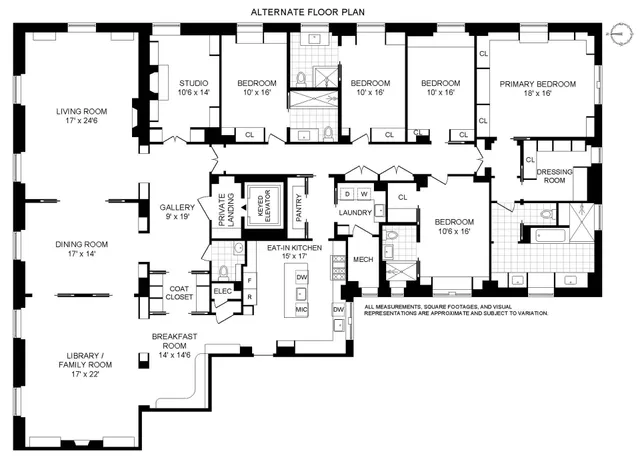 $7,900,000 | 550 Park Avenue, Unit 12E | Lenox Hill