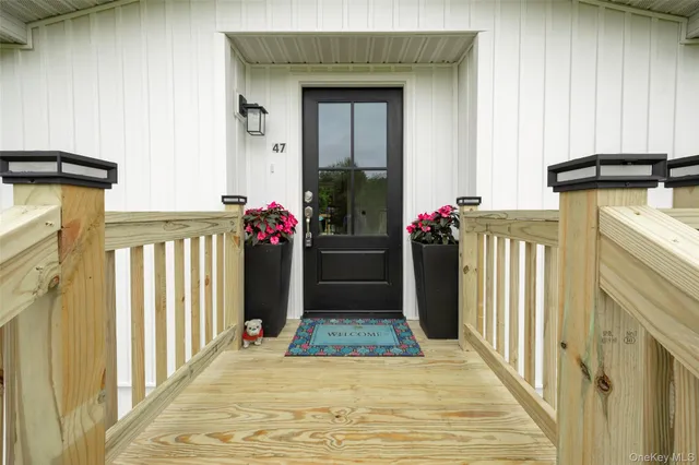 a view of a house with a porch