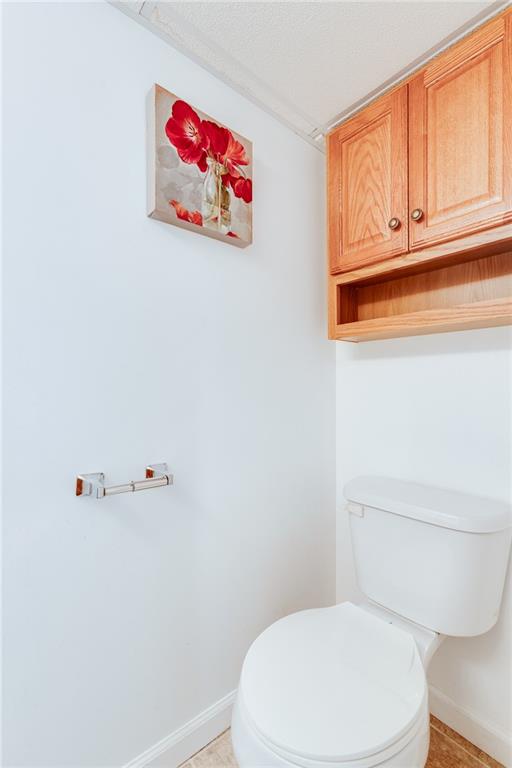 133 Hamburg Street Pittsburgh, PA 15220 - Photo 19 of 41 a white toilet sitting next to a shower curtain