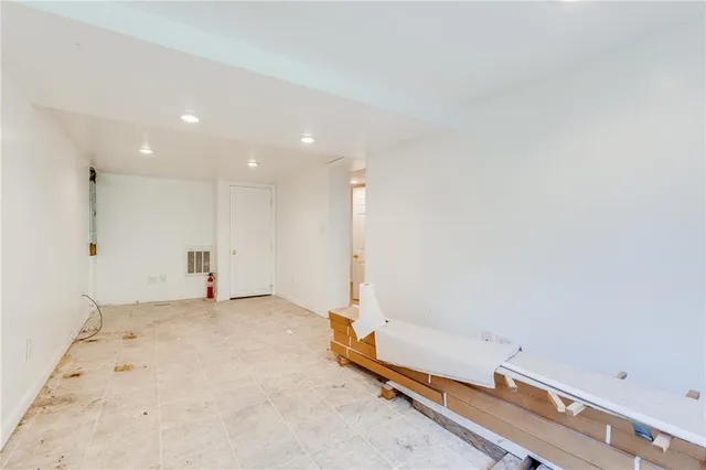 a view of a room with window