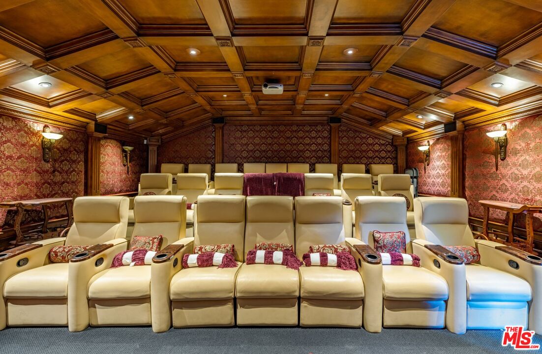 5841 Round Meadow Road Hidden Hills, CA 91302 - Photo 16 of 33 a view of a garage with couch