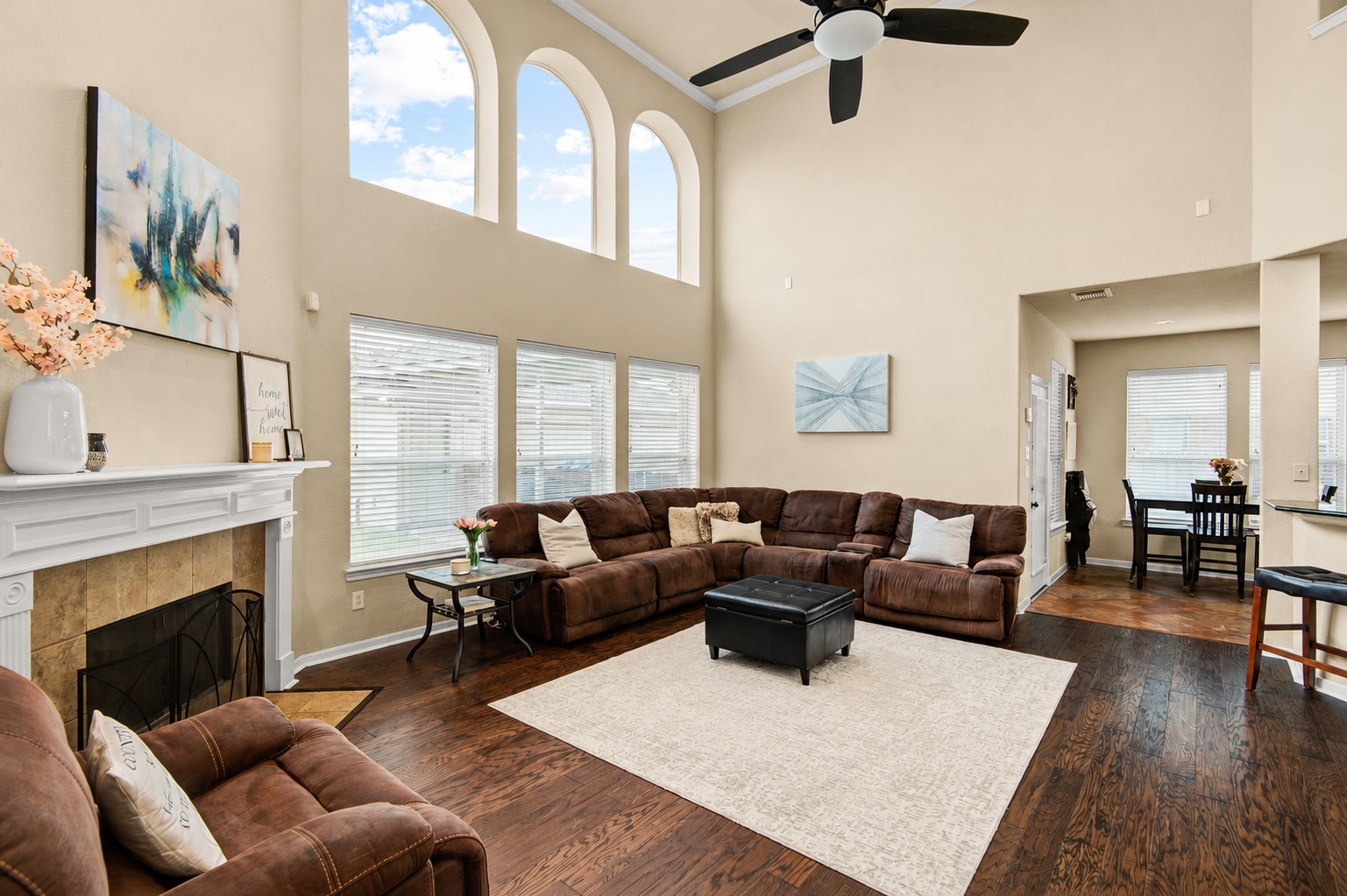 6007 Valhalla Drive Spring, TX 77379 - Photo 1 of 37 The soaring two-story family room is filled with natural light from dramatic stacked windows and offers an inviting space for everyday living.