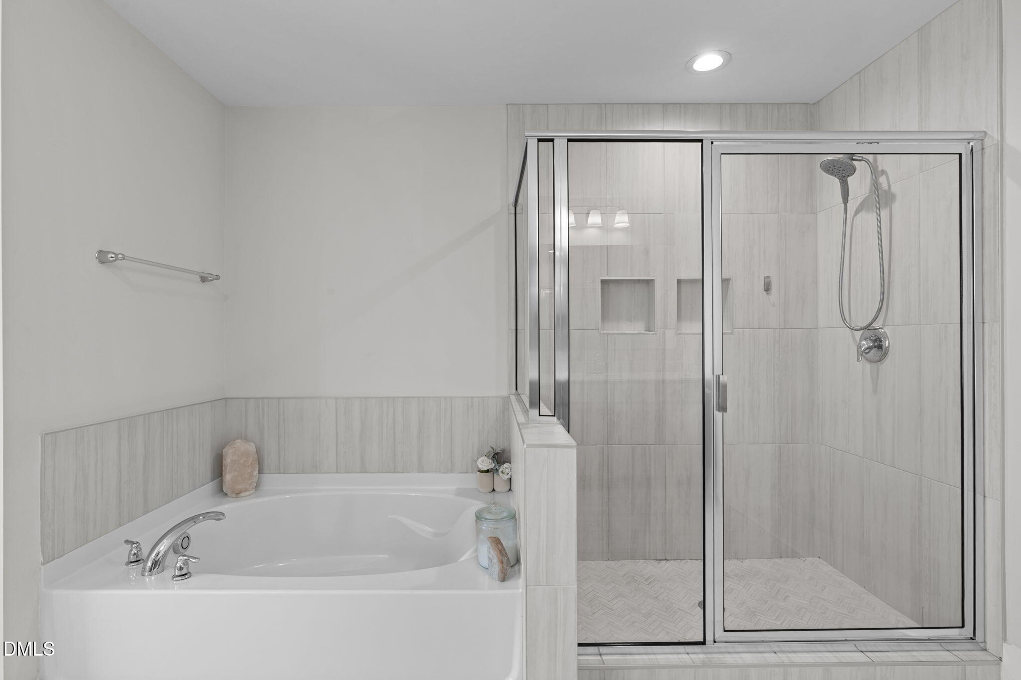 1400 Addison Lk Street Fuquay-Varina, NC 27526 - Photo 20 of 35 a bathroom with a bathtub and a shower