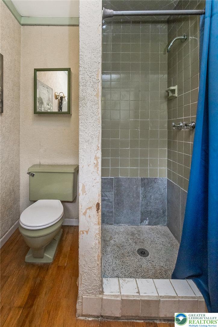 135 Haney Road Kunkletown, PA 18058 - Photo 25 of 53 a bathroom with a toilet and a shower