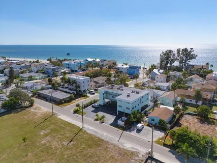 a view of a city with ocean view