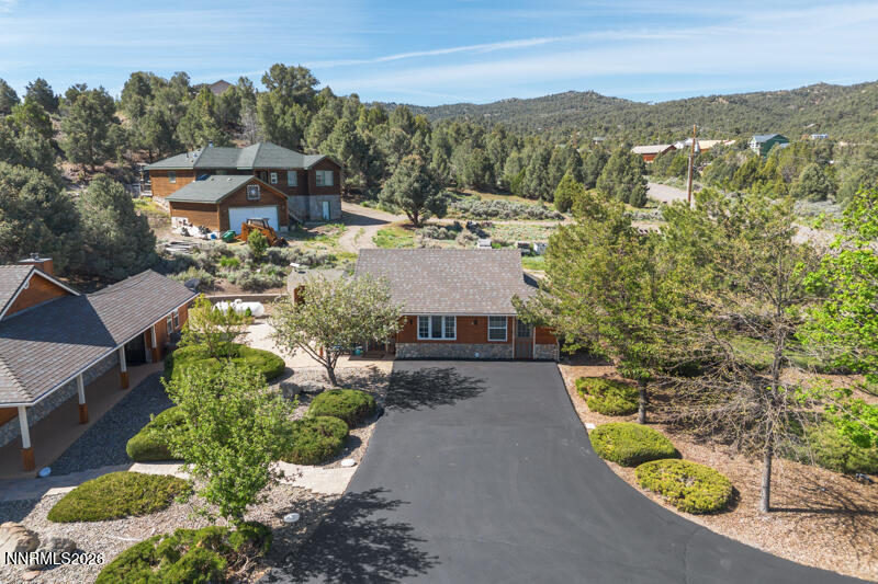 1931 Lousetown Road Reno, NV 89521 - Photo 44 of 51 an aerial view of a house with a garden