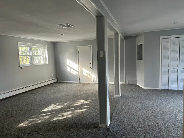 a view of livingroom and window