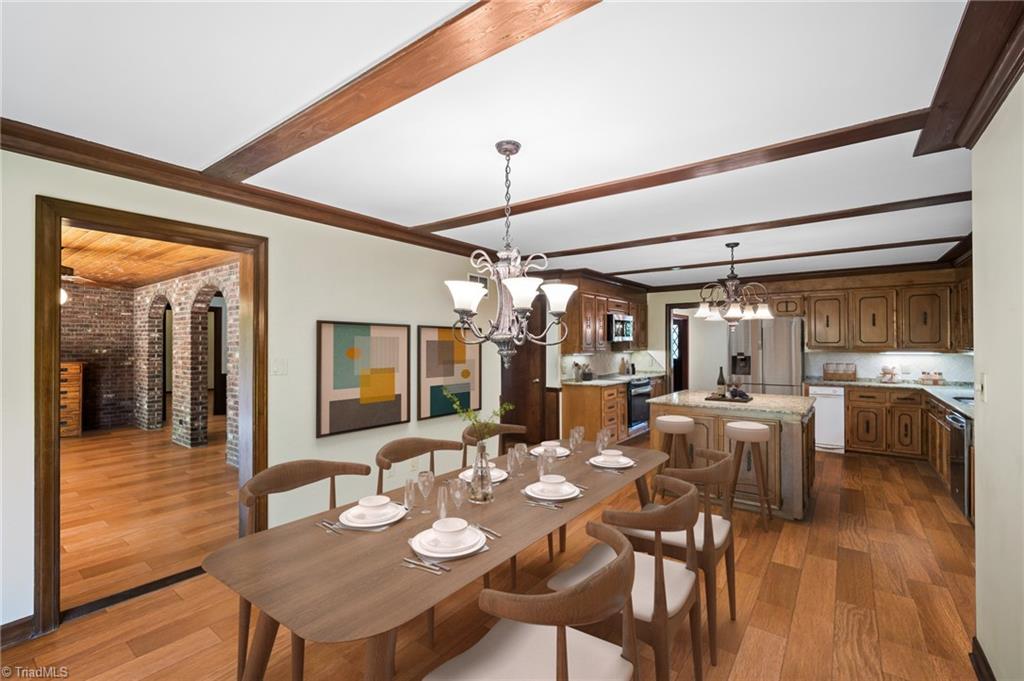 304 Cascade Drive High Point, NC 27265 - Photo 11 of 46 Virtually Staged Rendering With Updated Flooring To Show Homes Amazing Potential