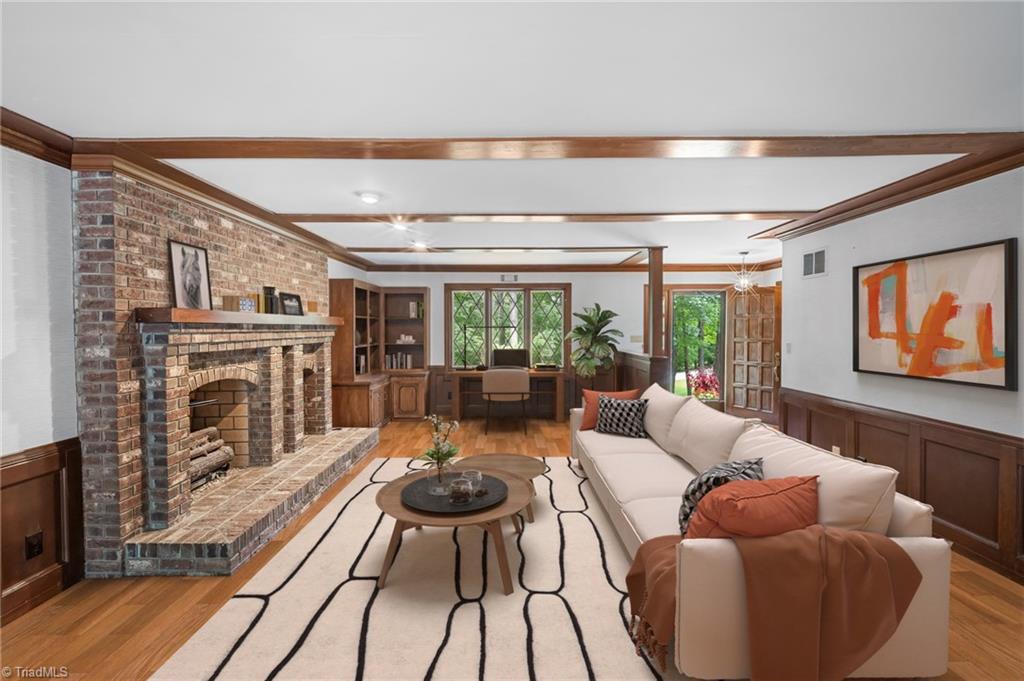 304 Cascade Drive High Point, NC 27265 - Photo 6 of 46 Virtually Staged Rendering With Updated Flooring To Show Homes Amazing Potential