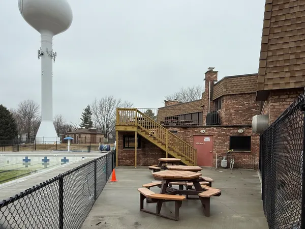 a view of a swimming pool
