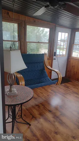 a workspace with furniture window and outside view