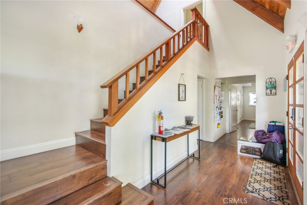 7241 Old Temescal Road Corona, CA 92881 - Photo 14 of 47 a view of entryway and hall with wooden floor