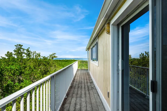 a balcony with view of a balcony