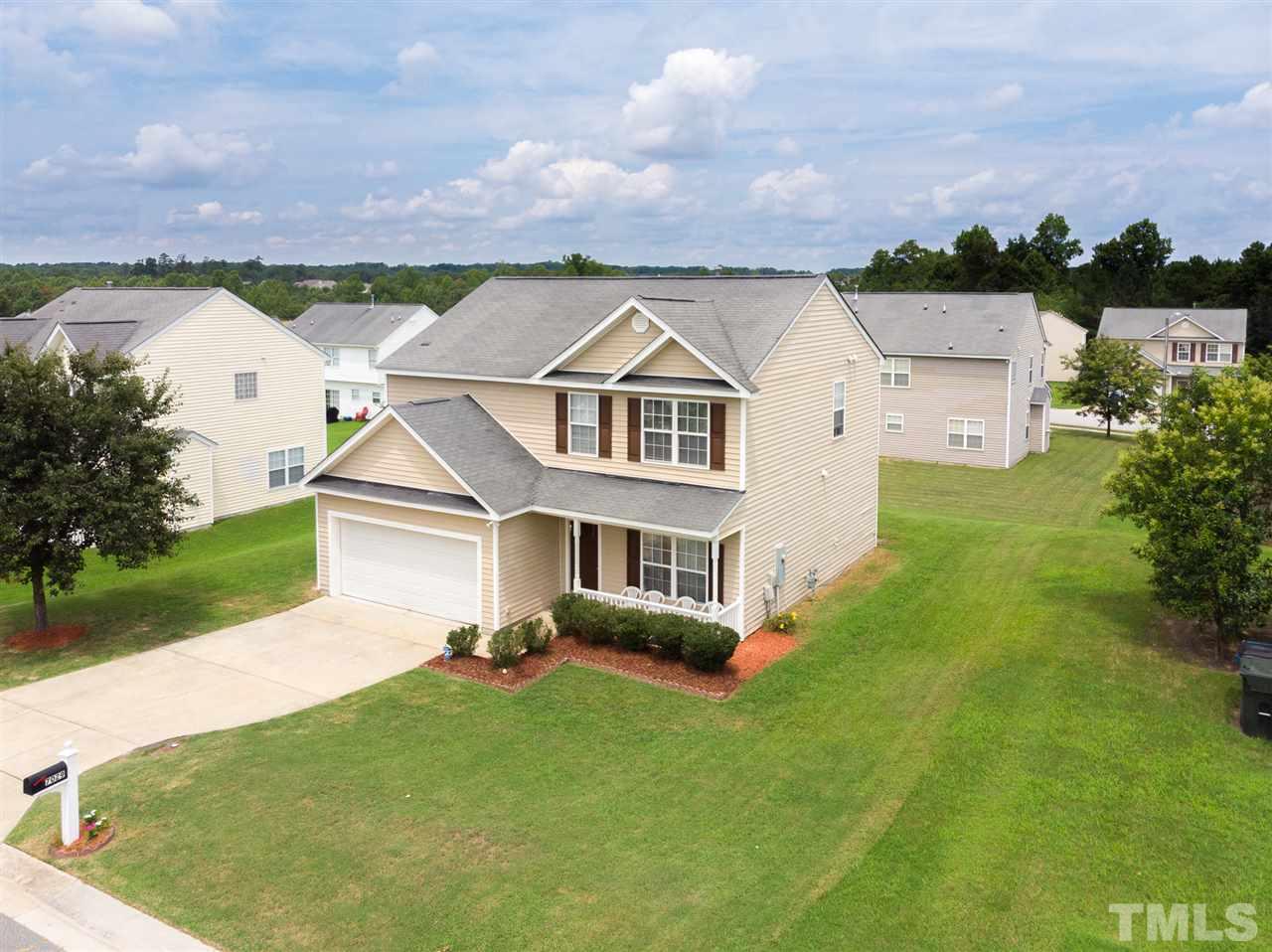 7029 Spanglers Spring Way Raleigh, NC 27610 - Photo 18 of 18 an aerial view of a house