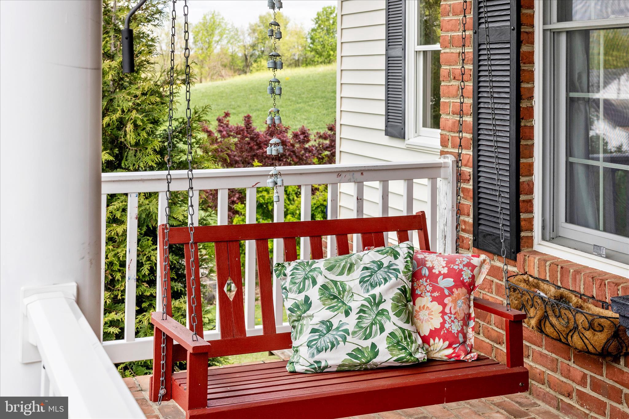 14746 New Windsor Road New Windsor, MD 21776 - Photo 5 of 67 a view of a two chairs and table in the balcony