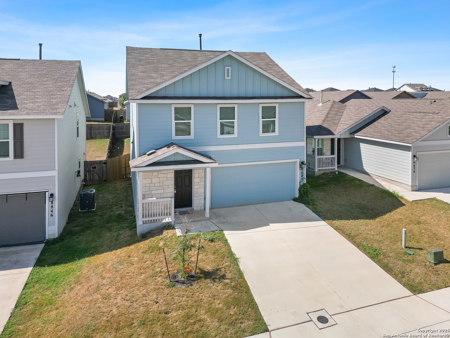 8842 Barrow Path Converse, TX 78109 - Photo 3 of 36 a aerial view of a house with a yard